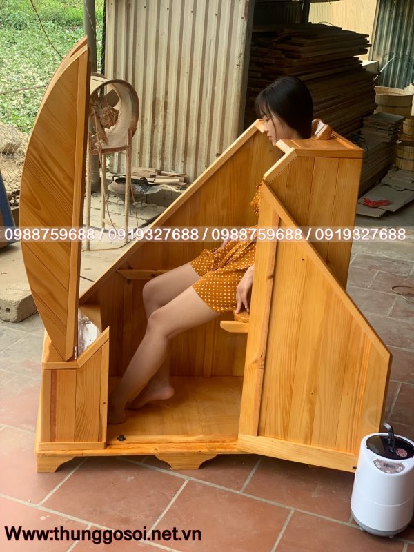 bồn gỗ xông hơi giá rẻ