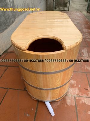bồn xông hơi bằng gỗ