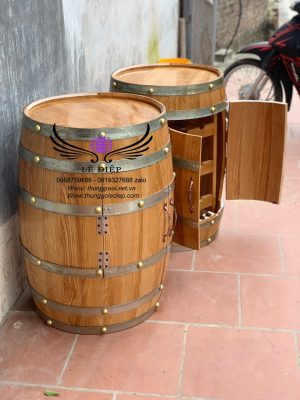 thùng rượu gỗ