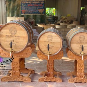 thùng rượu gỗ sồi cao cấp