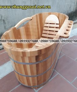 thùng tắm gỗ sồi