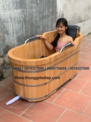 wooden bathtub hinoki